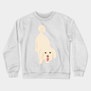 Happy Dog Face Crewneck Sweatshirt